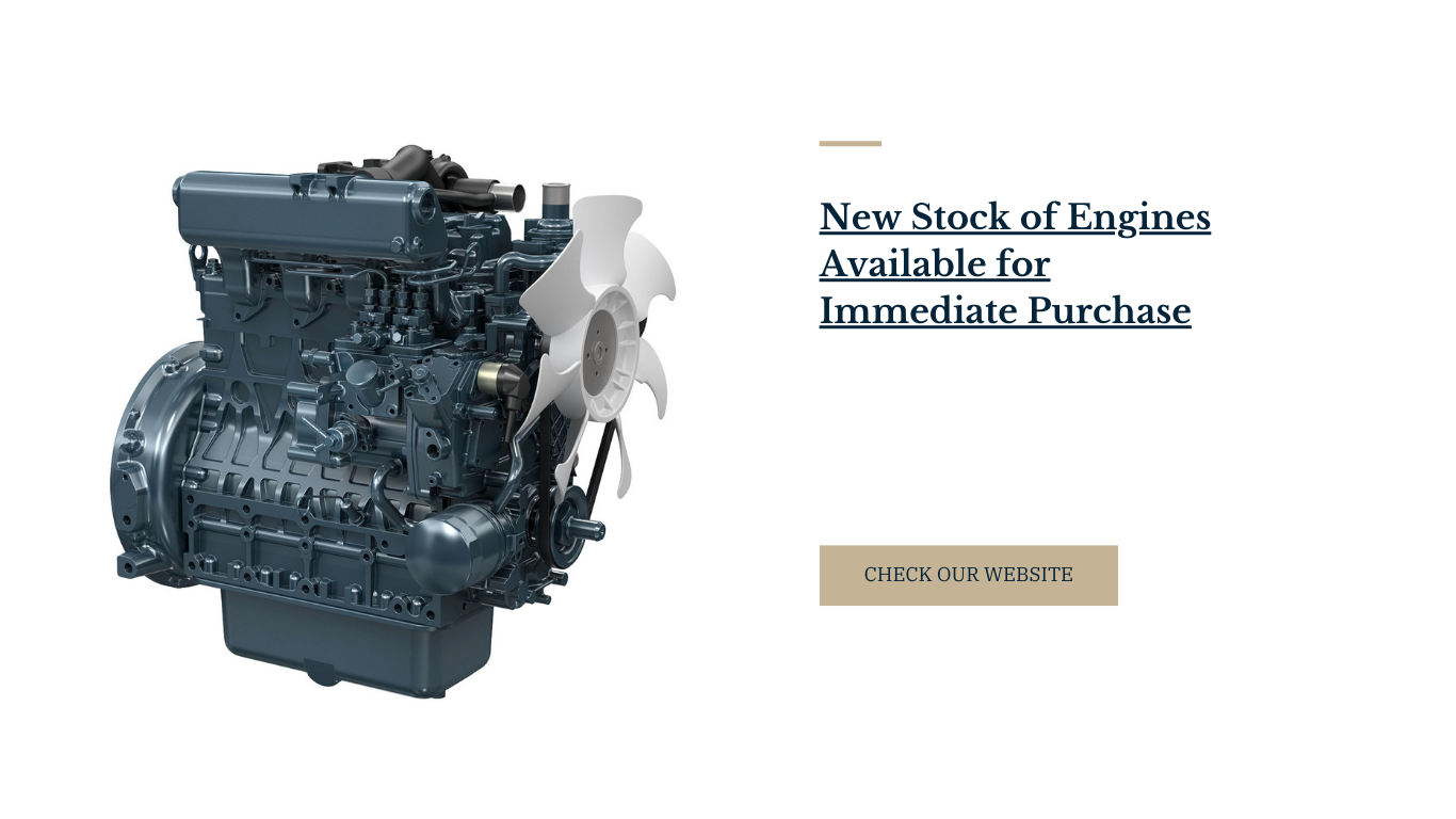 New Stock of Engines Available for Immediate Purchase